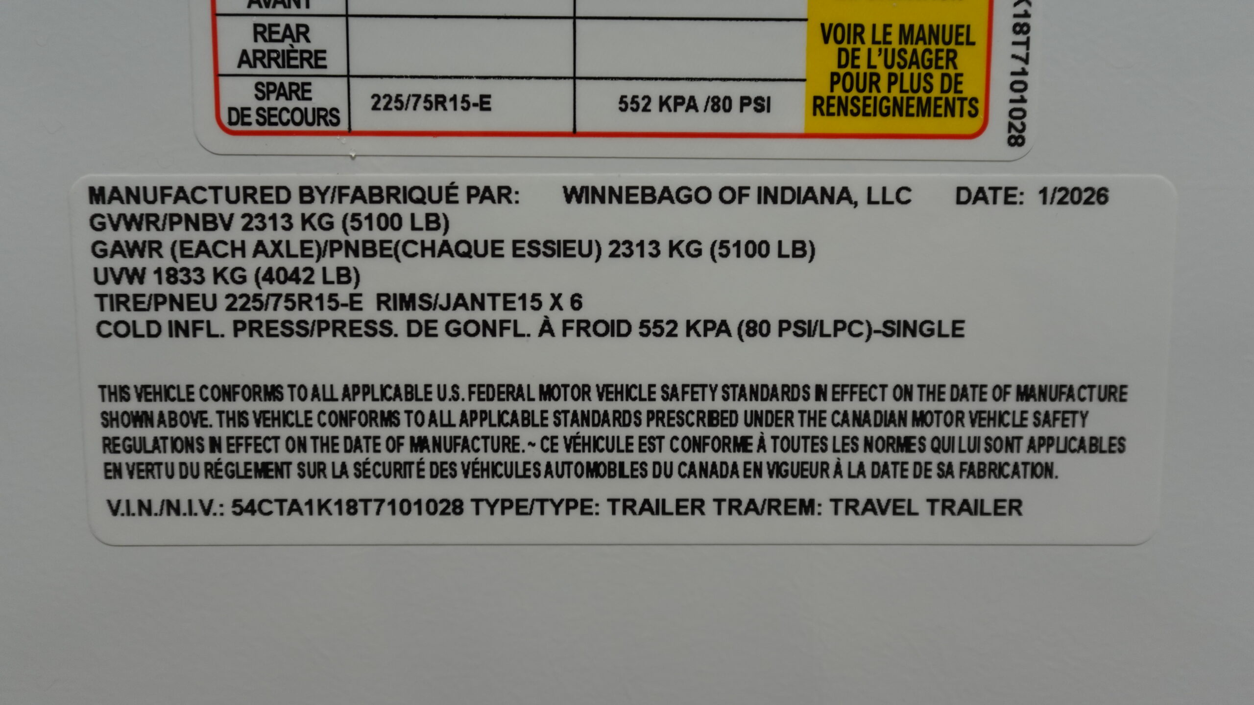 2026 Thor Motor Coach PASADENA SE SE19 Chevy  for Sale