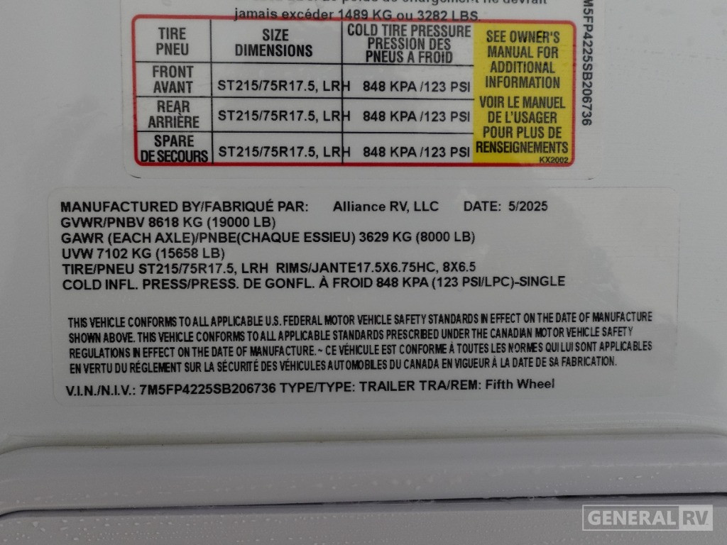 2025 Alliance RV Paradigm 385FL for Sale