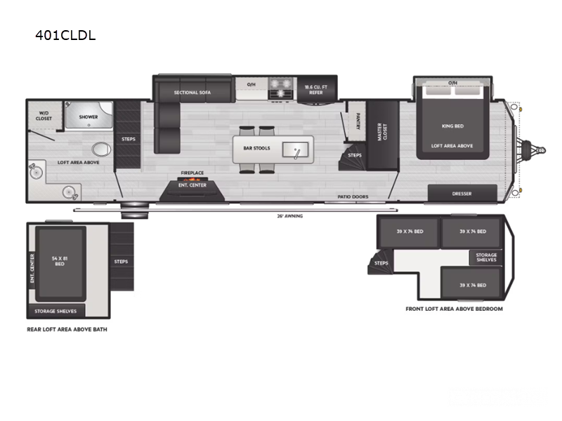 2025 Keystone Residence 401CLDL for Sale