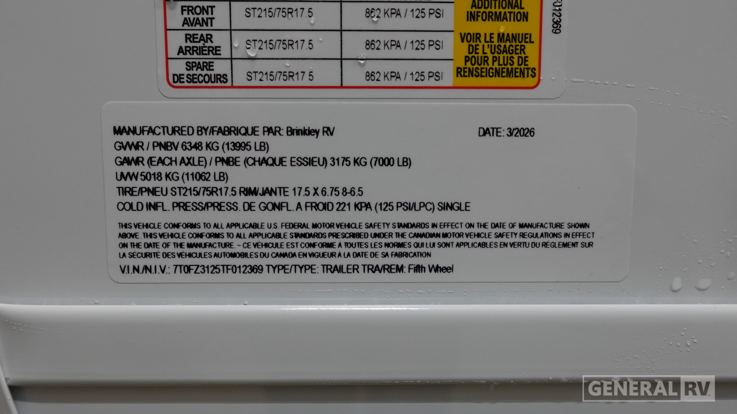 New 2026 Brinkley RV Model Z 2680 for sale in Wayland, MI