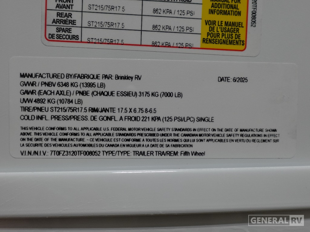 2026 Brinkley RV Model Z 2670 - DSO for Sale