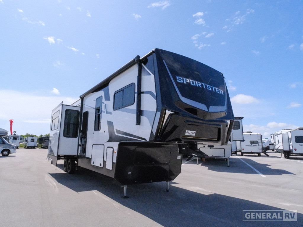 ポ*ト様 HOUSTON 5432 42R New 2025 KZ Sportster X 3411X Toy Hauler Fifth Wheel at General RV
