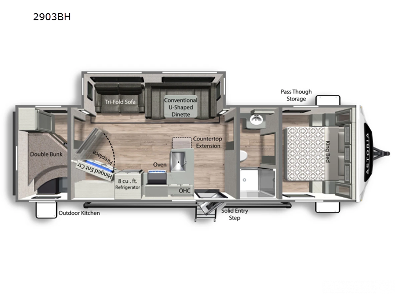 2022 Dutchmen Astoria Travel Trailer 2903BH for Sale