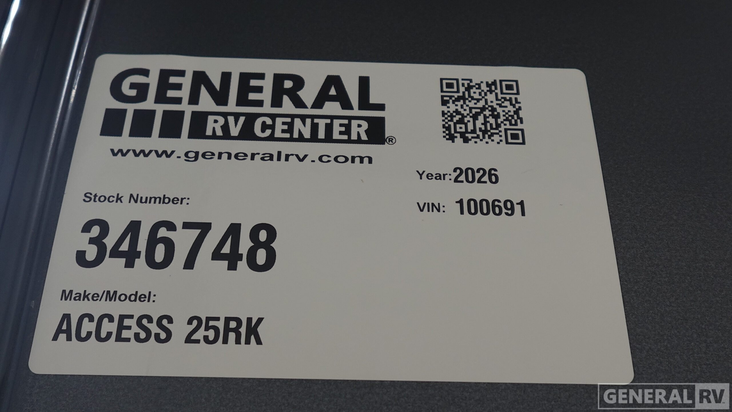 2026 Winnebago Access 25RK for Sale