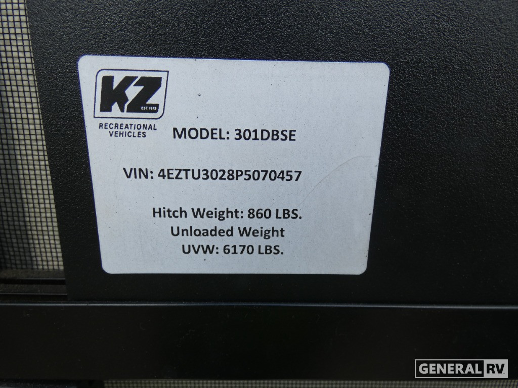 2023 KZ Sportsmen SE 301DBSE for Sale