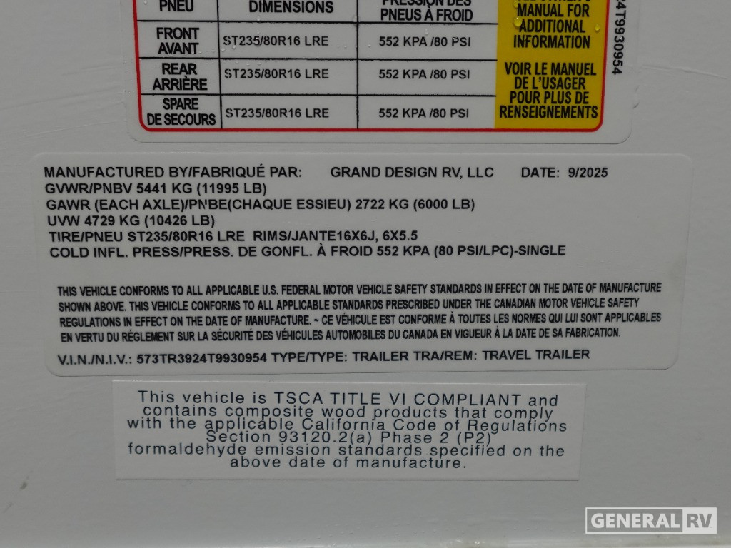 2026 Grand Design Reflection (Travel Trailer) 345RLTS for Sale
