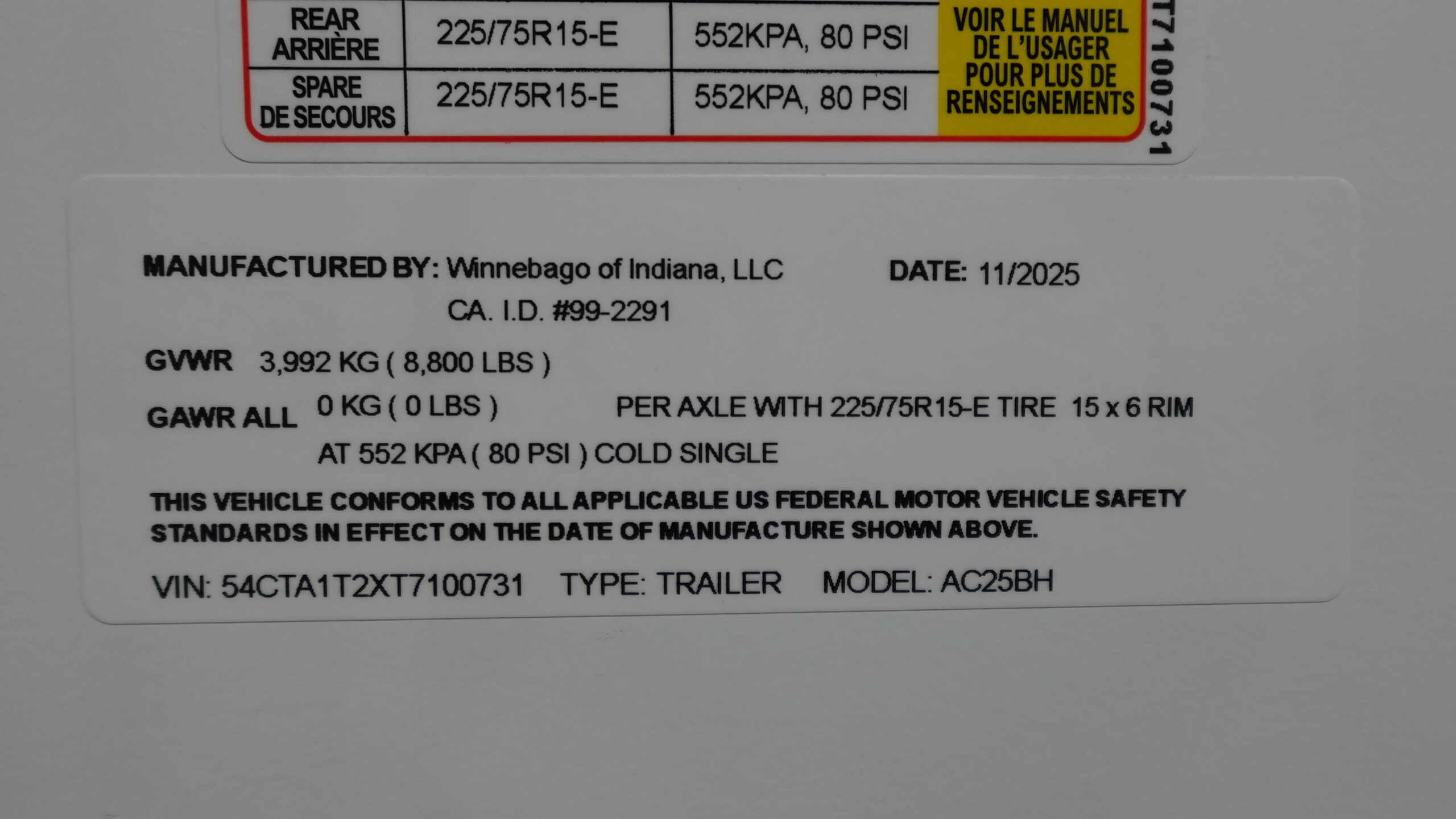 2026 Winnebago Access 25BH for Sale