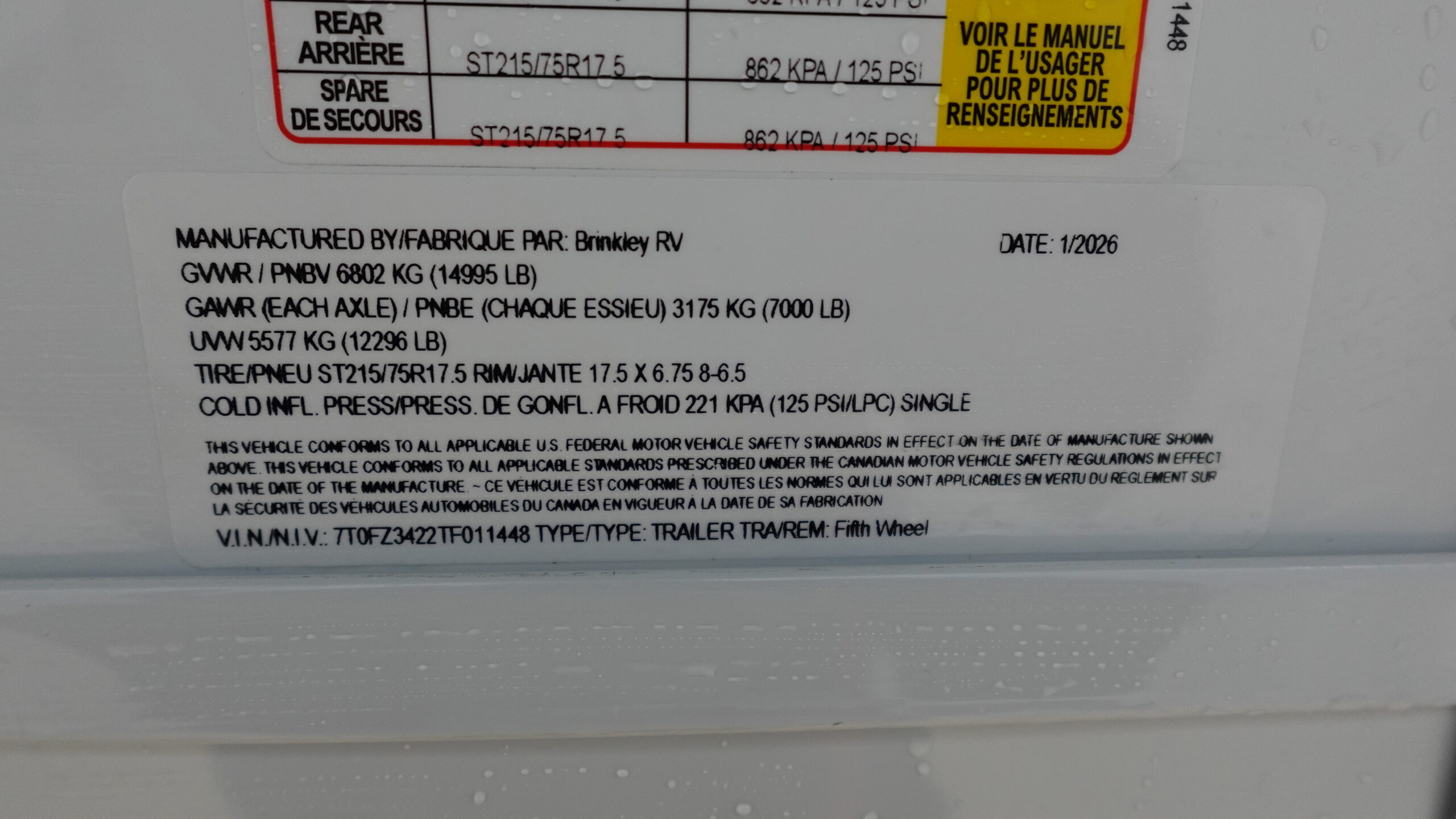2026 Brinkley RV Model Z 2900 for Sale