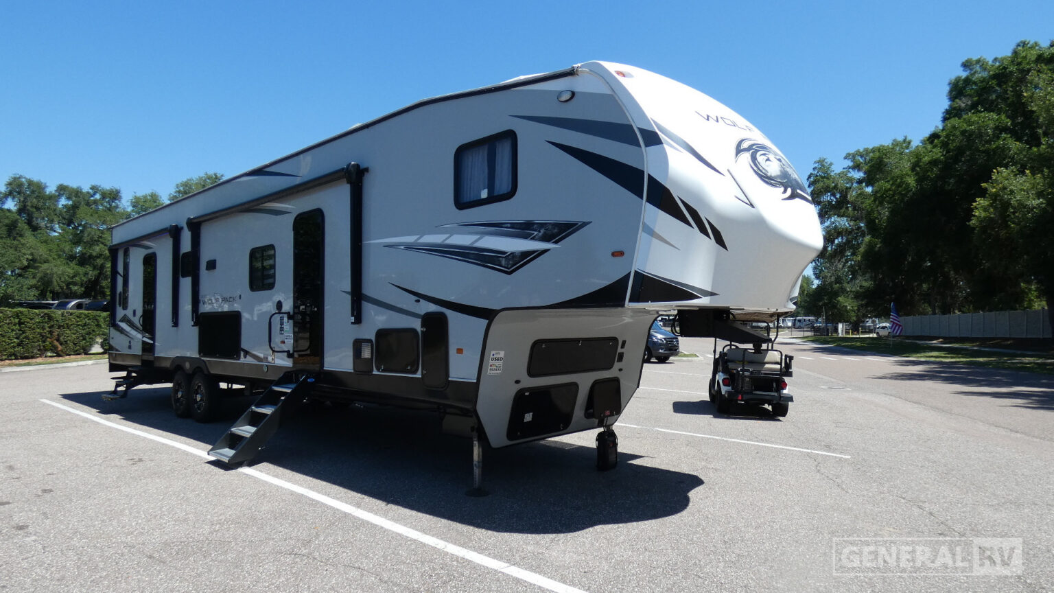Used 2022 Forest River Cherokee Wolf Pack 365PACK16 Toy Hauler