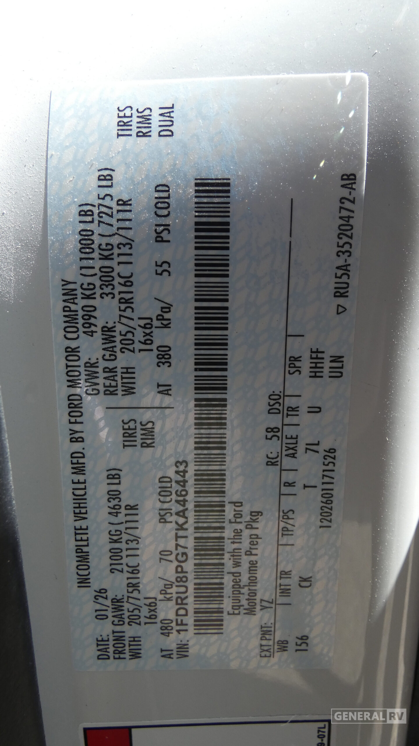 2027 Winnebago EKKO 22A for Sale