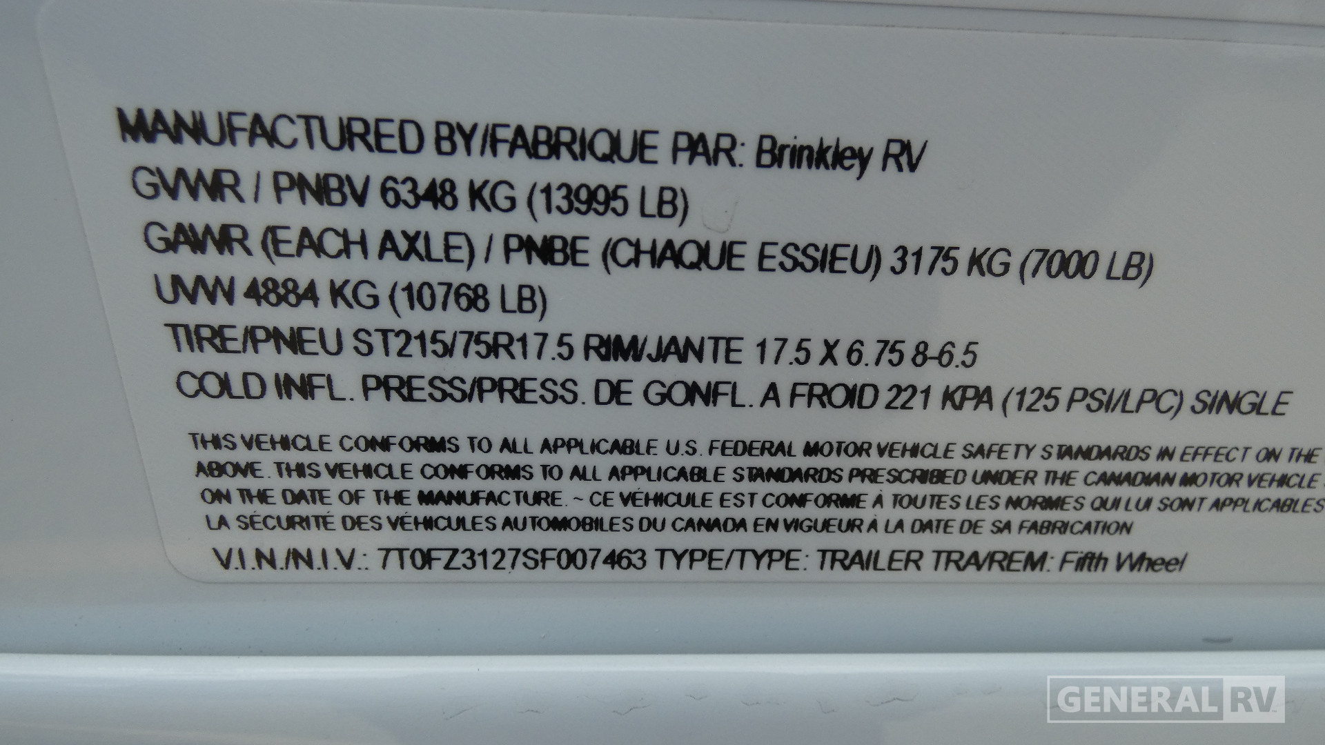 2025 Brinkley RV Model Z 2670 for Sale