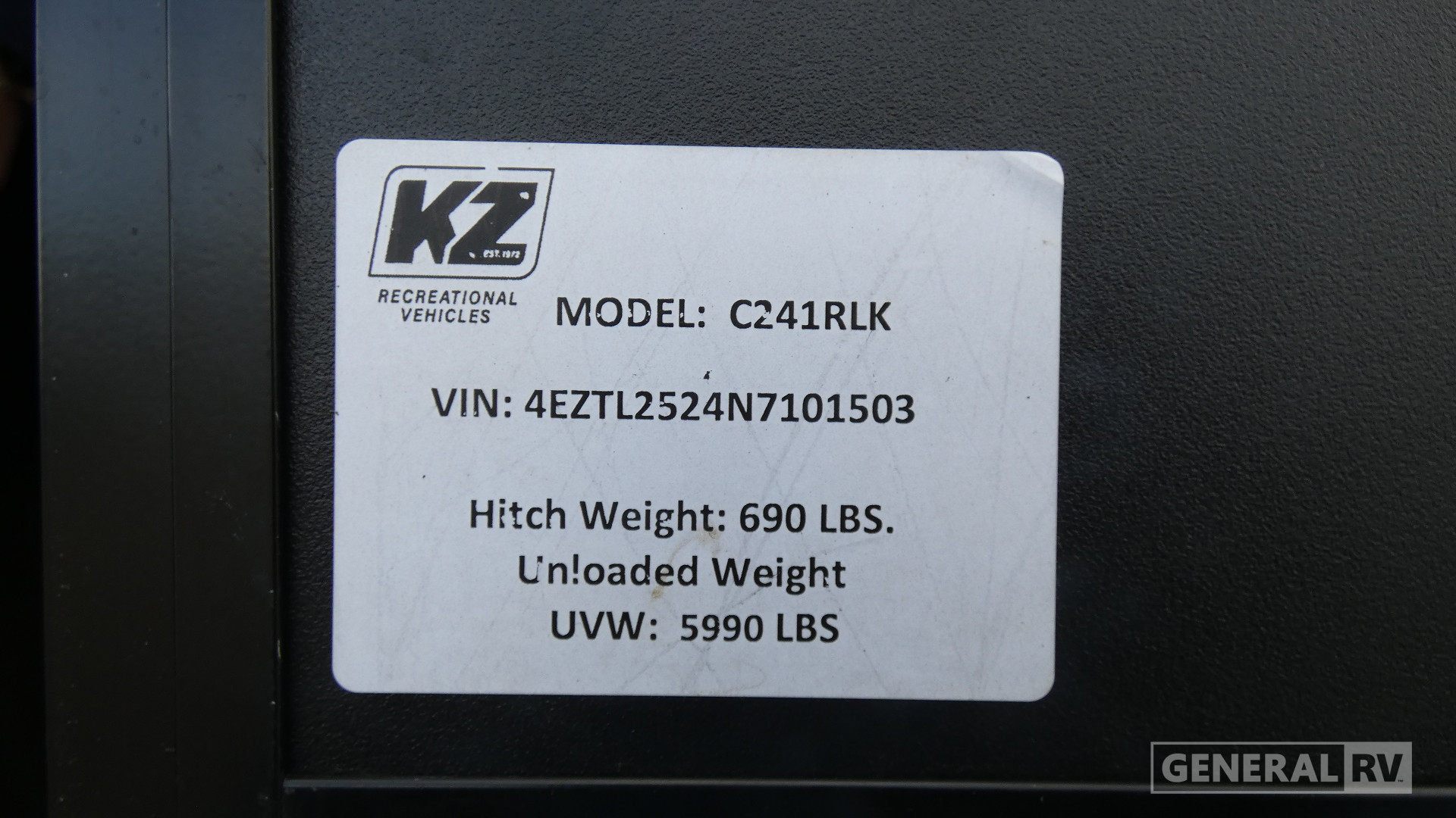 2022 KZ Connect C241RLK for Sale
