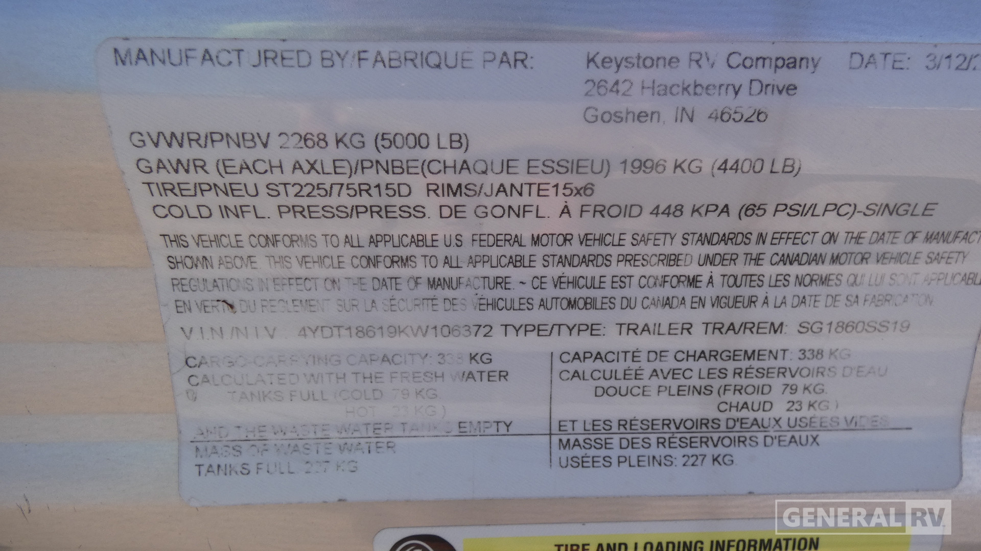 2019 Keystone Springdale Mini 1860SS  for Sale